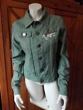 Damen-Jeans-Jacke Gr.M-Kenvelo-grün/türkis**Top Zustand**