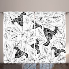 Botanisch Rustikale Gardine