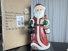 Goebel Weihnachtsmann - Outdoor Figur 58cm - Polyresin - incl.Windlicht - Top Zu