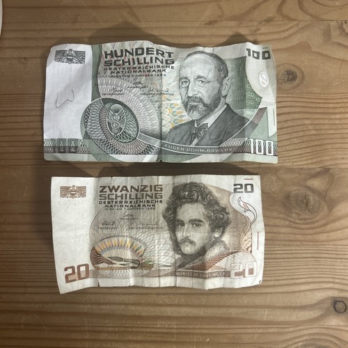100 schilling banknoten - 20,