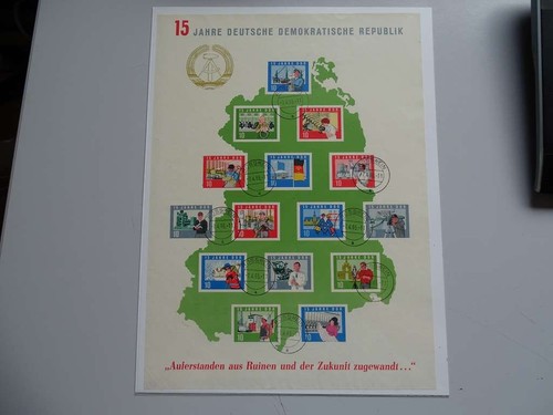 Ddr block gestempelt - ddr,