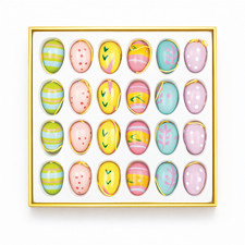 24x Ostereier Holz zum