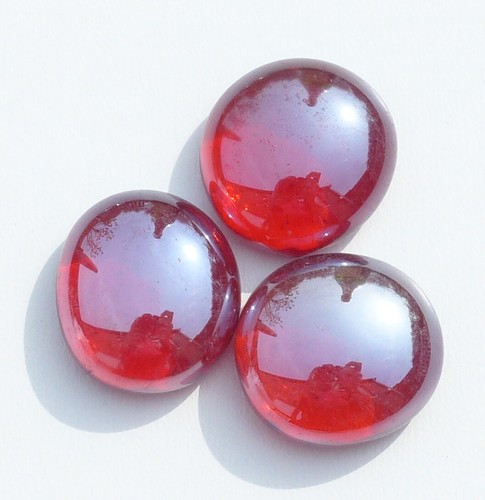 Glasnuggets rubinrot - -,