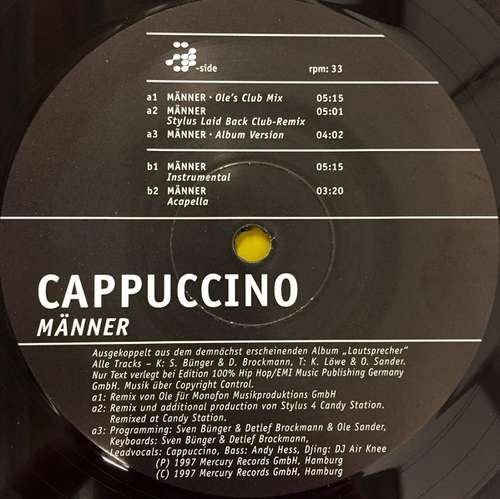 Cappuccino männer vinyl - männer,