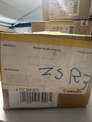 Junkers hydraulikschalter - junkers,
