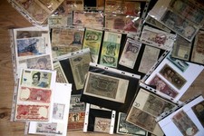 Über 300 Banknoten, Sammlung aus aller Welt, unterschiedliche Erhaltung
