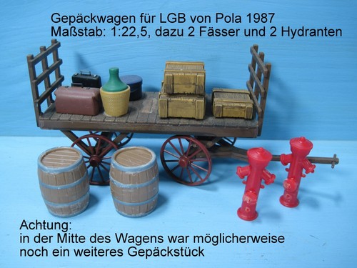 Pola gepäckwagen 1987 lgb - 1987,