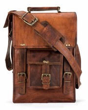 Aktentasche Umhängetasche Lehrertasche Schultasche Leder Tasche vintage spitze..