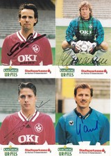 1.FC Kaiserslautern, Saison 1994/95, 13 Autogrammkarten mit Originalunterschrift