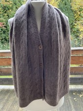 100% Kaschmir *Joe Taft* Poncho Schal Umhang - kastanienbraun -