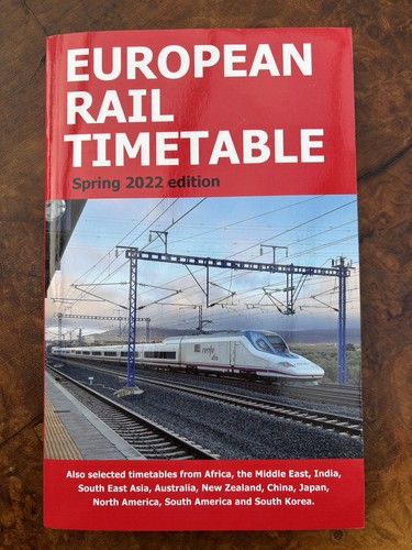 European rail timetable - rail,