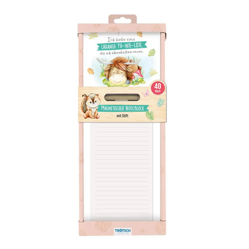 Trötsch notizblock mit stift - notizblock,