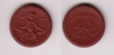 40 Pfennig Porcelain Coin