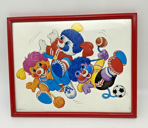 Vintage popples gerahmter - vintage,