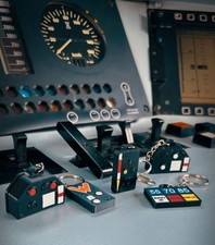 Schlüsselanhänger Bahnsignale Lokführer TF SH1/HP0/Zs7/PZB90/Hl1/Hl3a/Hl12a/Ks