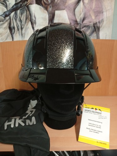 Reithelm schwarz mit - reithelm,,