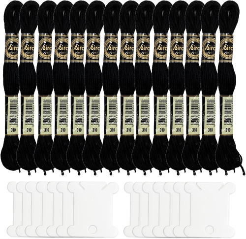 Stücke schwarze stickgarne - stücke,