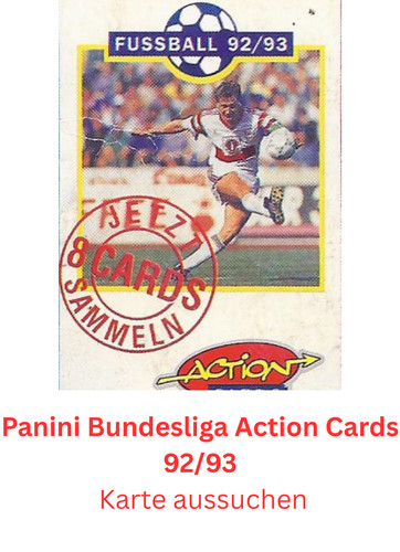 Panini bundesliga action - panini, cards