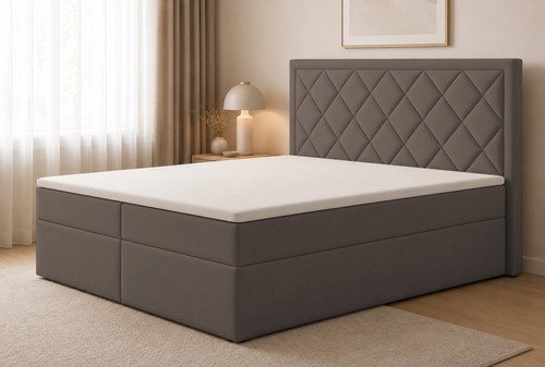 Boxspringbett doppelbett romi - boxspringbett,