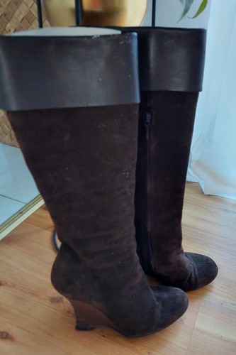 Zara stiefel wildleder leder - stiefel,
