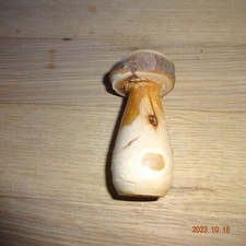 Pilz aus holz mittelgroß - pilz,