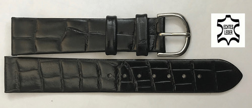 Leder uhrenarmband - mm,