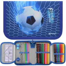 Spirit Schüleretui Football Federmappe Federtasche Fussball Champion gefüllt