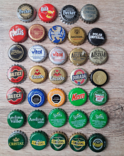 Kronkorken crown caps aus - 34,