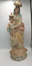 Madonnenfigur mit Jesuskind Antik Madonna Vintage Rarität 