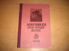 Adreßbuch der Stadt Roth bei
