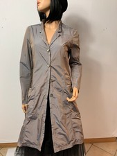 Graugrüner leichter Taftmantel, ELEMENTE CLEMENTE, Polyester, 36,38