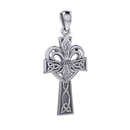 Keltisch fleur lis cross - fleur,