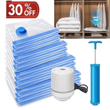 PA+PE Material Vakuum-Kompressionsbeutel-Set mit elektrischer Pumpe 12er Set