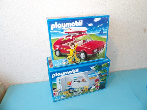 Playmobil car and caravan sets