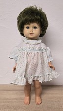 Alte Kunststoff Puppe Schildkröt Doll 55 cm Schlafaugen Stimme Sammler Vintage 