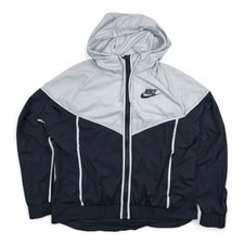 Nike Windrunner Damen Gr. M Schwarz Weiß Windbreaker Retro Streetwear Sport 