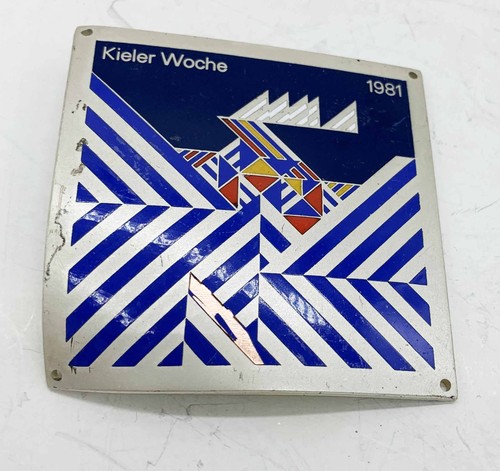 Plakette kieler woche 1981 - plakette,
