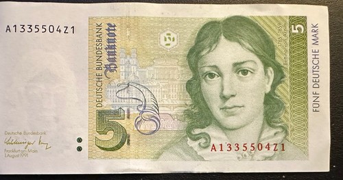Deutsche mark schein - mark, 1
