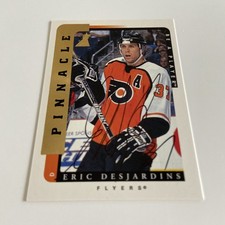 NHL Card-Eric Desjardins-Autograph BAP Pinnacle 1997-Flyers