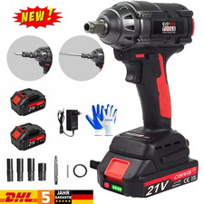 2000Nm Schlagschrauber Drehschlagschrauber Ratschen 1/2 Kfz Reifenwechsel + Akku