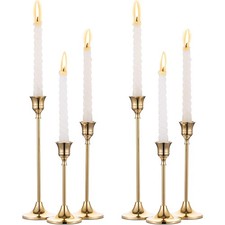 Goldene Kerzenständer Set -