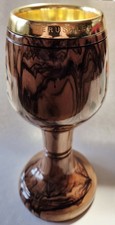 Kelch Olivenholz vom Heiligen Land Jerusalem Weinbecher Weinkelch Kommunionkelch