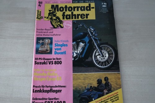 Motorradfahrer 1992 - 3), 07/1992