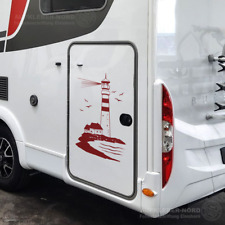 Leuchtturm Maritim 60cm Autoaufkleber B54 Wohnmobil Heck Seite Wohnwagen Urlaub