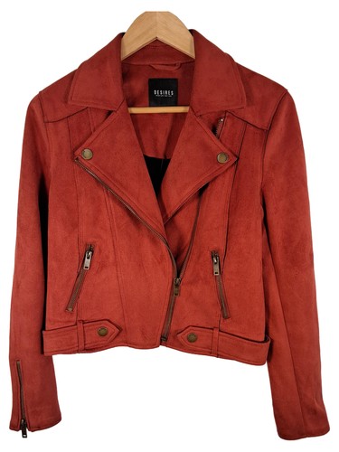 Desires lederjacke damen - desires, rot