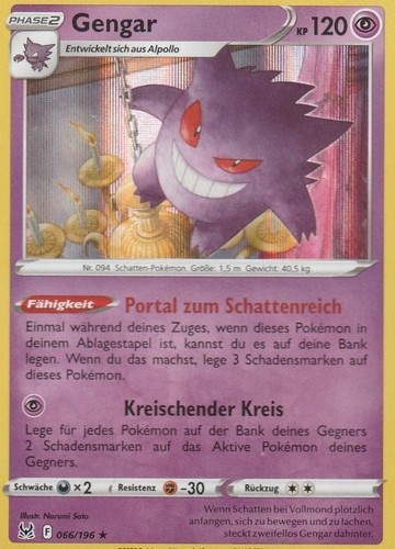 Pokémon gengar lost origin - lost,