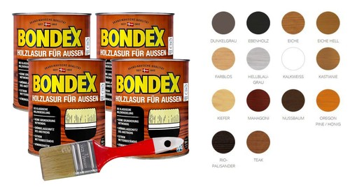 Bondex holzlasur für aussen - holzlasur,