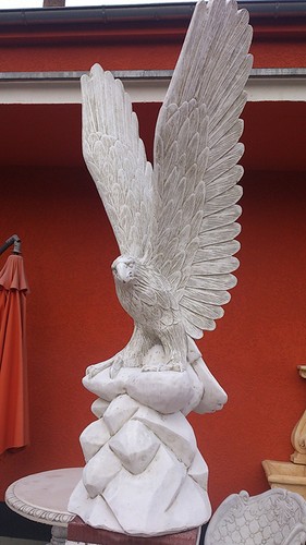 Steinfigur adler xxl auf - "adler,