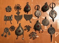 Antik Berber Silber Anhänger Schmuckstücke