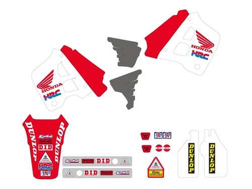 Tecnosel stickers kit team - kit,